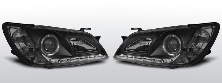 Koplampen LED DRL | Lexus IS200 / IS300 2001-2005 | zwart, Auto-onderdelen, Verlichting, Nieuw, Lexus, Verzenden
