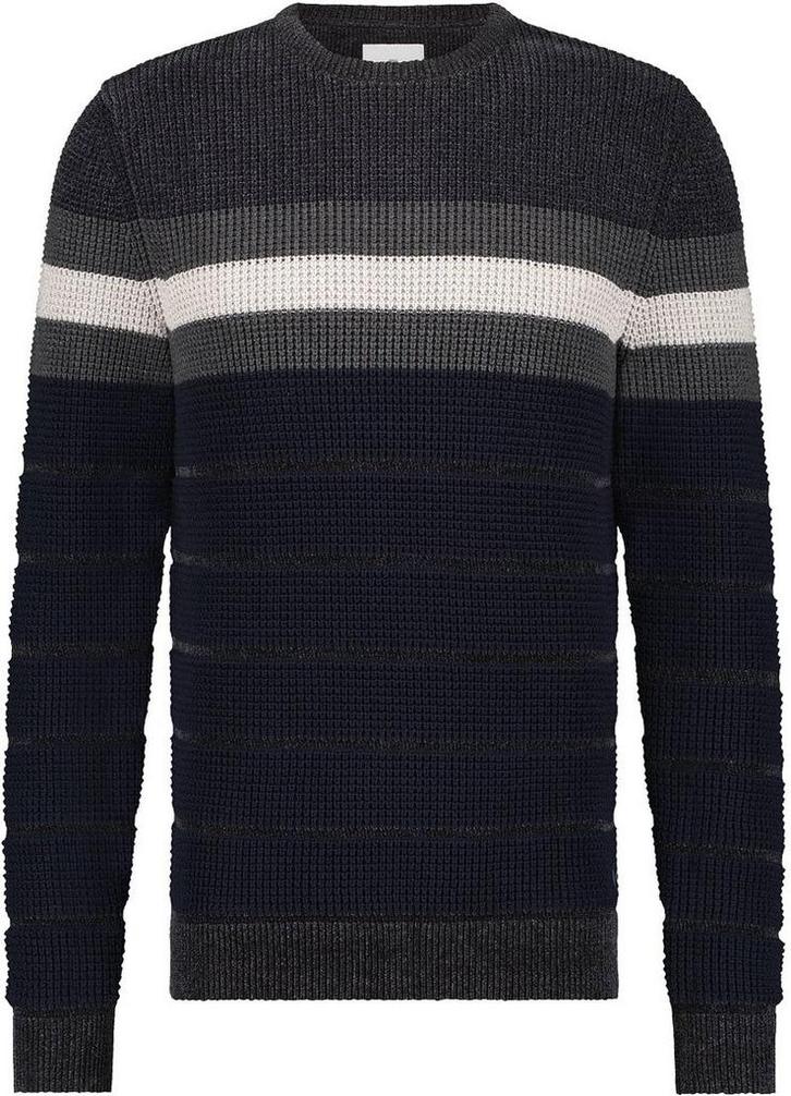 State Of Art Trui Streep Navy maat Maat 52/54 (L) Heren, Kleding | Heren, Truien en Vesten, Blauw, Nieuw, Maat 52/54 (L), Verzenden