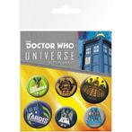 Doctor Who Alien Adventures Pins (4x), Ophalen of Verzenden, Nieuw