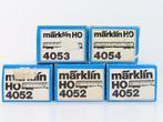 Märklin H0 - 4052/4053/4054 - Modeltrein (5) - 5x 4-assig, Hobby en Vrije tijd, Modeltreinen | H0, Nieuw