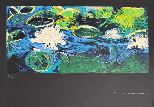 Mario Schifano (1934-1998) - Gigli d’acqua, Antiek en Kunst, Antiek | Overige Antiek