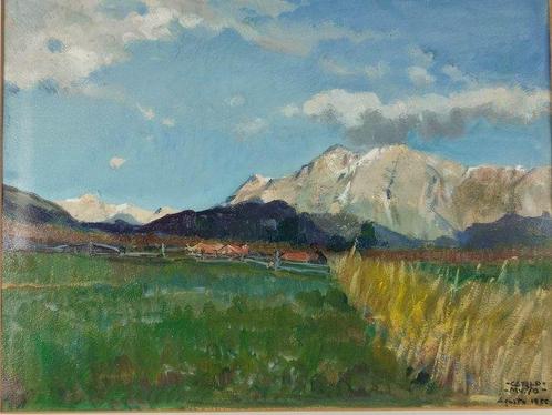 Carlo Musso (1907-1968) - Paesaggio montano, Antiek en Kunst, Kunst | Schilderijen | Klassiek