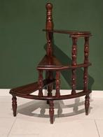 Marches - Bois - Petite échelle de bibliothèque antique., Antiquités & Art