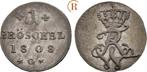 1 Groeschel Glatz 1808 G Preussen Pruisen: Friedrich Wilh..., Verzenden, België