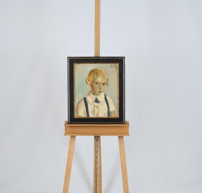 Theo Bitter (1916-1994) - Portret van een meisje, Antiek en Kunst, Kunst | Schilderijen | Klassiek