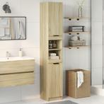 vidaXL Badkamerkast 32x34x188,5 cm bewerkt hout sonoma, Huis en Inrichting, Verzenden, Nieuw
