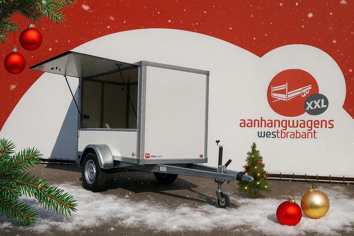 *Eindejaars actie Proline gesloten aanhangwagen (on)geremd*, Auto diversen, Aanhangers en Bagagewagens, Nieuw, Ophalen of Verzenden