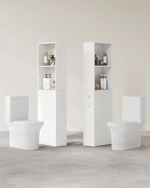 Hoge badkamerkast - smal model - 40 x 18 x 134,4 cm -, Huis en Inrichting, Kasten | Overige, Verzenden