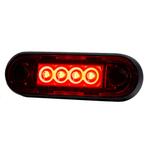 LED markeerlicht voor vlakke montage en buismontage ROOD LED, Ophalen of Verzenden, Nieuw