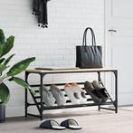 vidaXL Schoenenrek 90x30x45 cm bewerkt hout sonoma, Verzenden, Nieuw