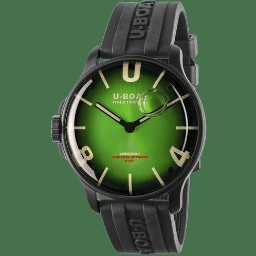 U-Boat - Watch Darkmoon Green - All Taxes Inlcuded - 8698/D, Bijoux, Sacs & Beauté, Montres | Hommes