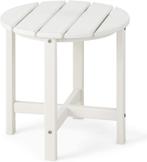 COSTWAY Bijzettafel, kleine tuintafel van uv-bestendig kunst, Huis en Inrichting, Tafels | Statafels, Verzenden, Nieuw