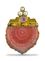 Broche - 18 karaat Geel goud, 18K geelgouden broche /