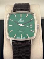 Omega - Zonder Minimumprijs - Automatic Geneve TV Case Green, Handtassen en Accessoires, Horloges | Heren, Nieuw