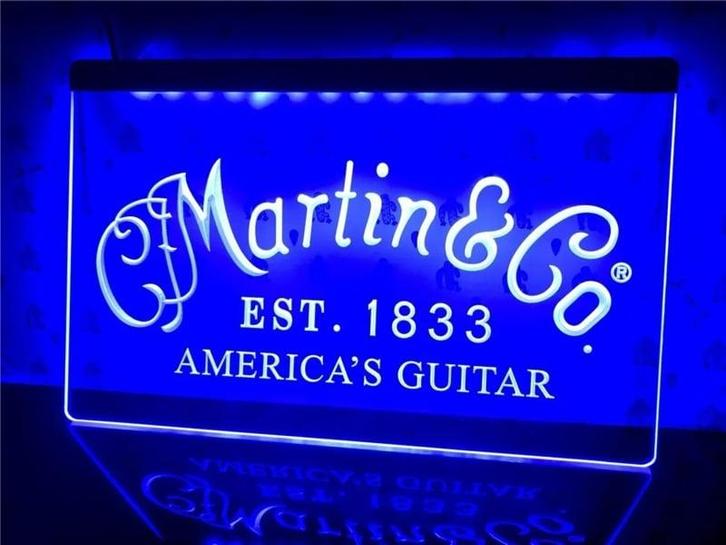 Martin&Co neon bord lamp LED  verlichting reclame lichtbak, Huis en Inrichting, Lampen | Overige, Nieuw, Verzenden