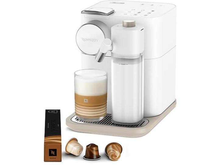De Longhi -  Nespresso Gran Lattissima 2.0 Wit, Elektronische apparatuur, Koffiezetapparaten, Koffiepads en cups, Nieuw, Afneembaar waterreservoir