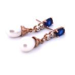 Zonder Minimumprijs - Oorbellen - 9 kt. Roségoud - 3.16ct., Handtassen en Accessoires, Oorbellen, Nieuw