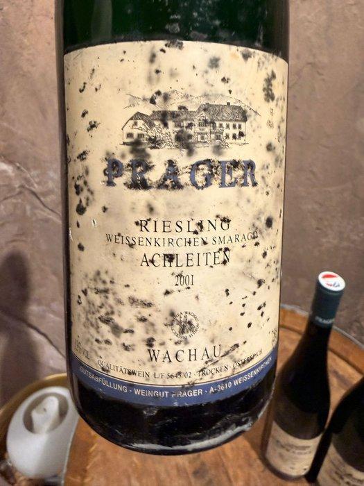 2001 Prager Achleiten Smaragd - Wachau - 3 Flessen (0.75, Verzamelen, Wijnen