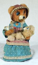 Yonezawa - Blikken speelgoed - Hungry Baby Bear Battery, Antiek en Kunst