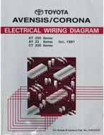 1997 TOYOTA AVENSIS | CORONA ELECTRISCHE SCHEMA