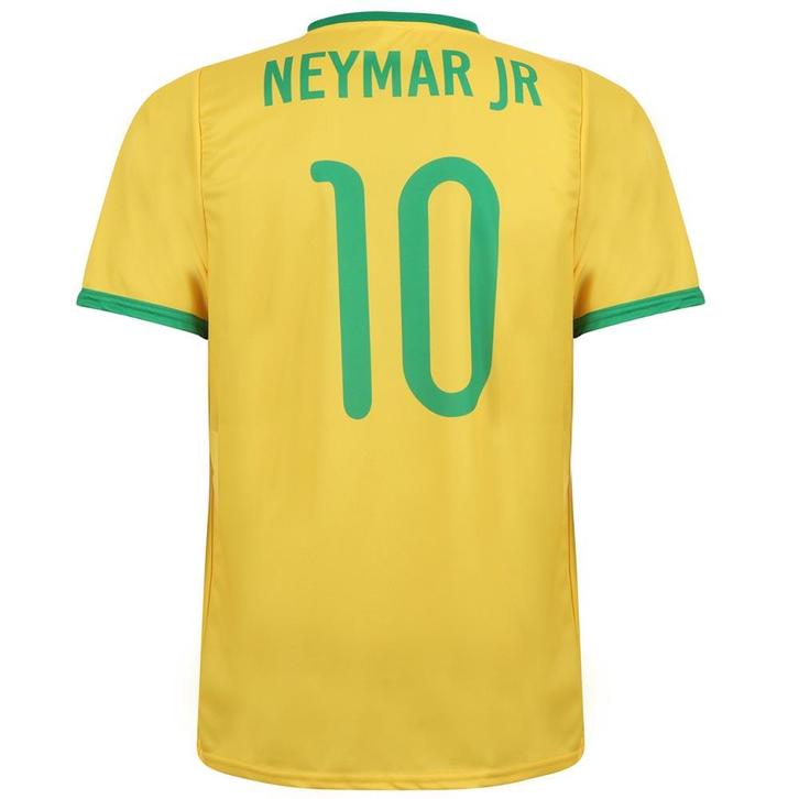 Kingdo Brazilie Neymar Voetbalshirt - Kind en Volwassenen, Sport en Fitness, Voetbal, Bal, Nieuw, Verzenden