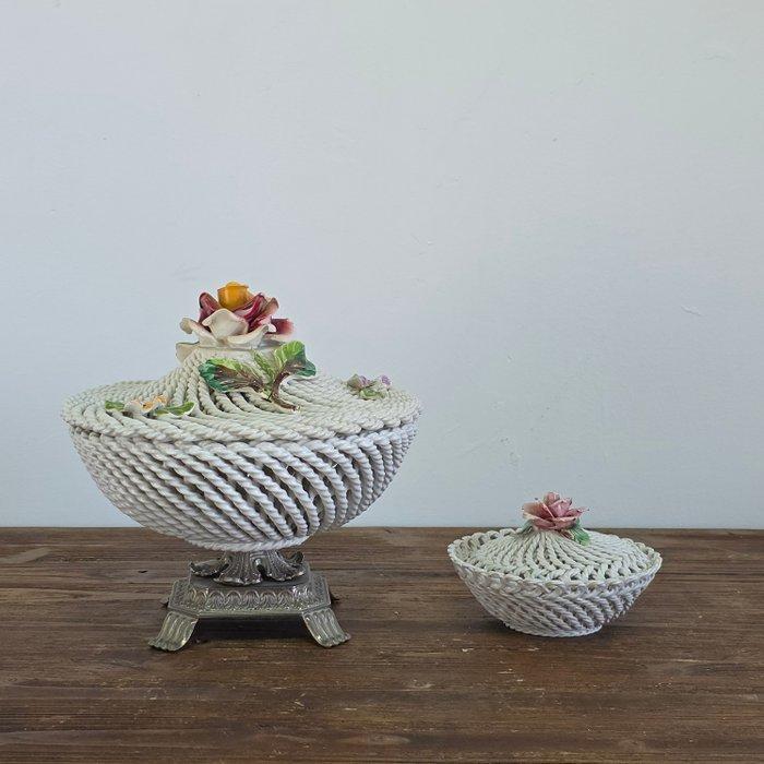 Bassano - Tafelmiddenstuk (2) - Decoratieve fruitschaal -, Antiek en Kunst, Curiosa en Brocante