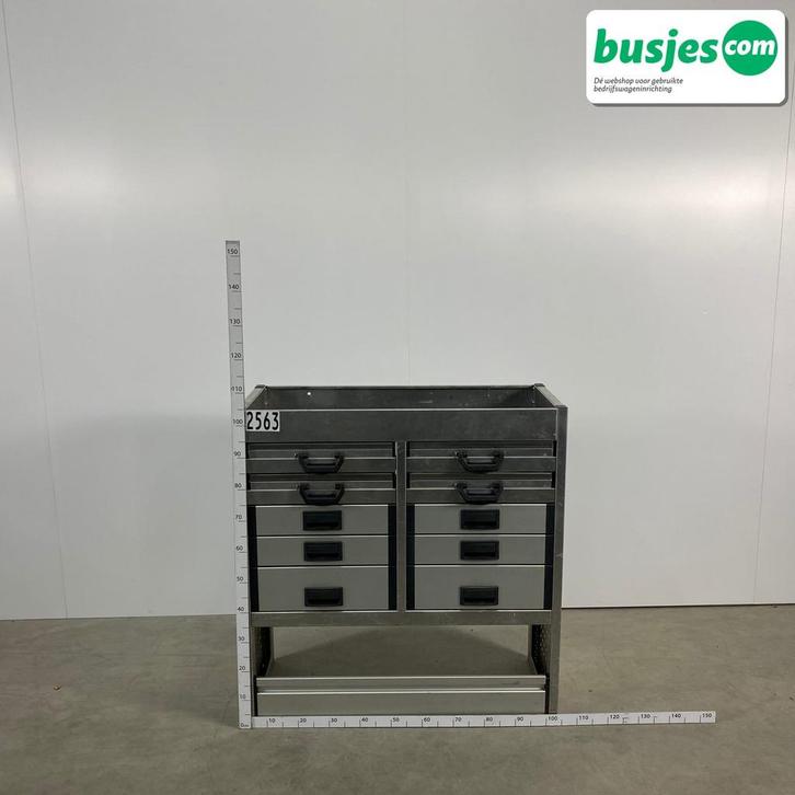 Aluca aluminium bedrijfswageninrichting gebruikt (nr 2563), Auto-onderdelen, Overige Auto-onderdelen, Gebruikt, Verzenden
