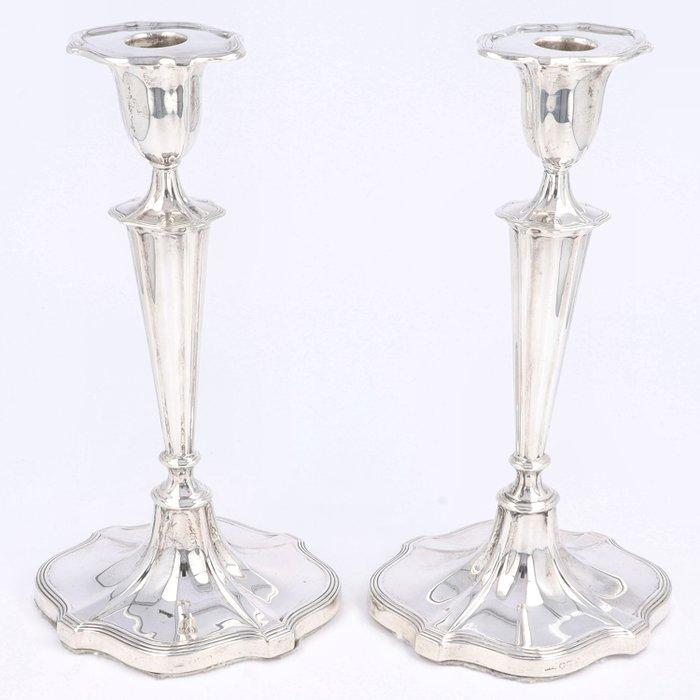 Walker & Hall - Sheffield, 1918 - Kandelaar (2) - .925, Antiek en Kunst, Antiek | Zilver en Goud