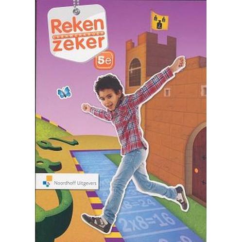 Reken Zeker Leerwerkboek 5E (vergroot) (per stuk), Livres, Livres scolaires, Envoi
