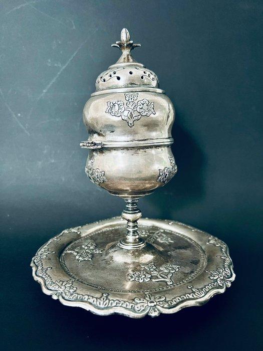 Wierookvat - Zilver - Wierookhouder voor het altaar Ottoman, Antiek en Kunst, Kunst | Niet-Westerse kunst