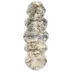 vidaXL Vloerkleed 60x180 cm schapenvacht gemêleerd, Huis en Inrichting, Stoffering | Tapijten en Vloerkleden, Verzenden, Nieuw