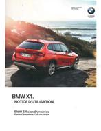 2013 BMW X1 INSTRUCTIEBOEKJE FRANS, Autos : Divers, Modes d'emploi & Notices d'utilisation
