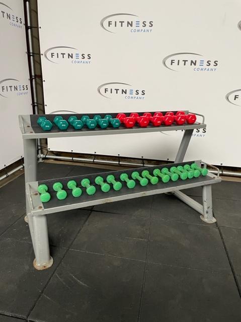 Rek en gewichten | lichte gewichten | 1 t/m 3 kilo |, Sport en Fitness, Fitnessmaterialen, Overige typen, Ophalen of Verzenden