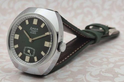 Amer - NOS - Vintage - Zonder Minimumprijs - Heren -, Handtassen en Accessoires, Horloges | Heren