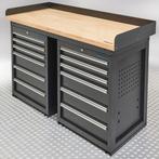 Datona Werkbank PRO met bamboe werkblad en 12 lades - 150, Doe-het-zelf en Bouw, Werkbanken, Ophalen of Verzenden, Nieuw