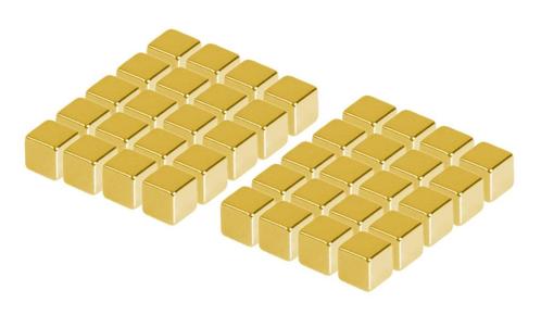 Set van 216 sterke magneten (goud, kubus: 5x5x5 mm), Doe-het-zelf en Bouw, Gereedschap | Overige machines, Nieuw, Verzenden