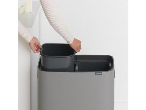 Brabantia Bo Touch Bin - Prullenbak - 2 x 30 liter -, Huis en Inrichting, Woonaccessoires | Overige, Zo goed als nieuw, Verzenden