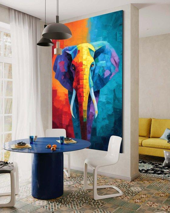 Off Axis - Primal Spectrum XXL - Œuvre unique 1/1, Antiek en Kunst, Kunst | Designobjecten