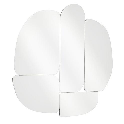 Spiegel - art deco stijl - 60x65 cm - 5 spiegelvlakken, Maison & Meubles, Accessoires pour la Maison | Miroirs, Envoi