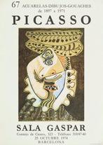 Pablo Picasso (after) - 67 acuarelas-dibujos-guaches de 1 -, Antiek en Kunst
