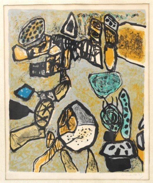 Corneille (1922-2010) - Turbulance de L ete, Antiek en Kunst, Kunst | Designobjecten