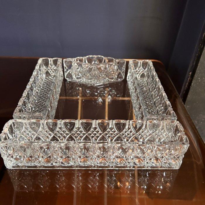 Val Saint Lambert - Tafelmiddenstuk (4) - Valembert -, Antiquités & Art, Antiquités | Meubles | Tables