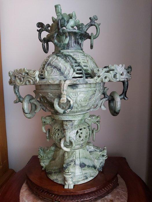 Chinese wierookbrander - Steen - China - 20e eeuw, Antiek en Kunst, Antiek | Overige Antiek