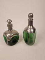 Glasfabriek Leerdam - Karaf (2) - glas metaal - Elegante