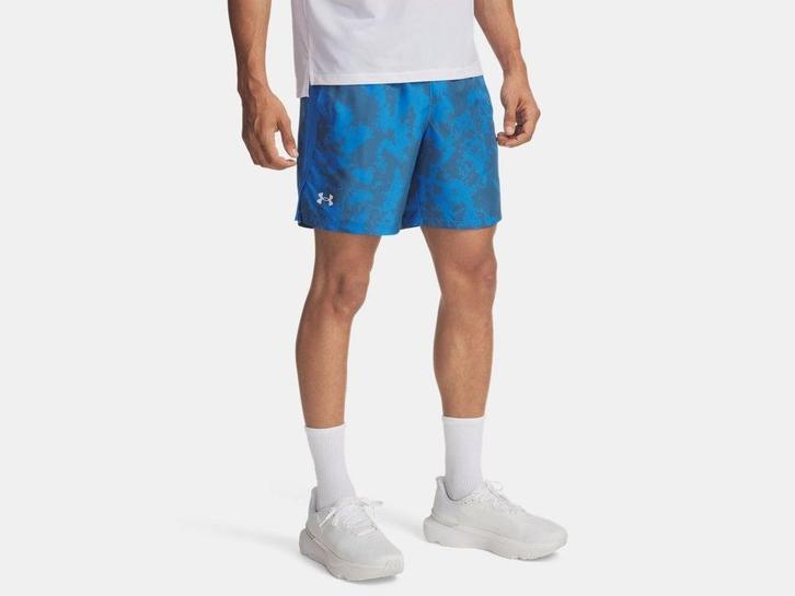 Under Armour Launch 7 Print Shorts-Blu 402 - Maat XL, Kleding | Heren, Broeken en Pantalons, Overige kleuren, Nieuw, Maat 56/58 (XL)