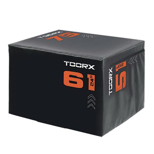 Toorx Fitness Soft Plyo Box 3 in 1 - 23 kg - 76x61x51 cm, Sports & Fitness, Équipement de fitness, Envoi