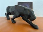 sculptuur, Geometrischer Panther - 46 cm - kunststof,