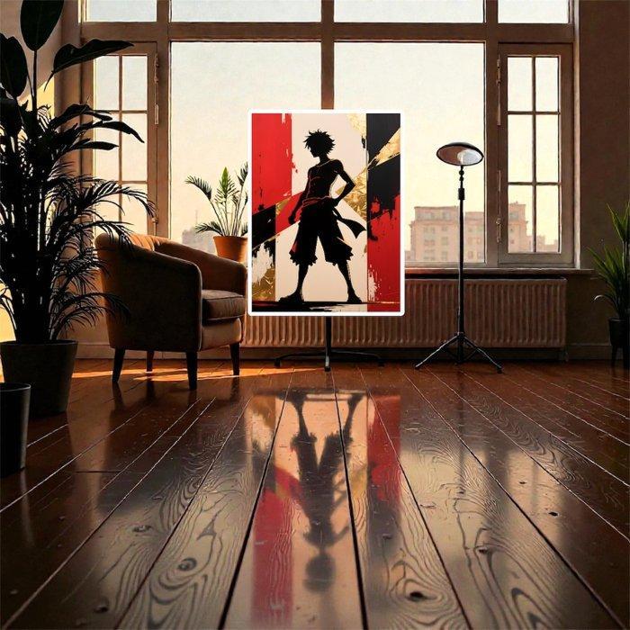 Naro - Canvas - [XL] Luffy Crimson Shadow – Gold Rift, Consoles de jeu & Jeux vidéo, Consoles de jeu | Accessoires Autre