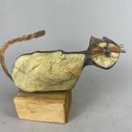 Jacek Drzymaa ( XX- XXI) - sculptuur, NO RESERVE- Stone CAT, Antiek en Kunst