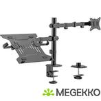 Gembird MA-DA-03 monitor en laptop bureau steun 32  Zwart, Computers en Software, Verzenden, Nieuw
